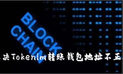 : 如何解决Tokenim转账钱包地址不正确的问题