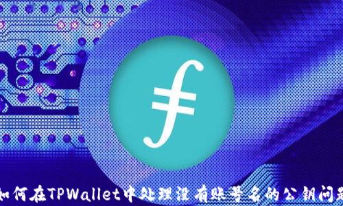 
如何在TPWallet中处理没有账号名的公钥问题