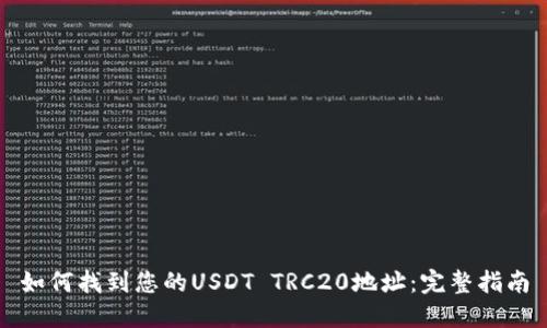 如何找到您的USDT TRC20地址：完整指南